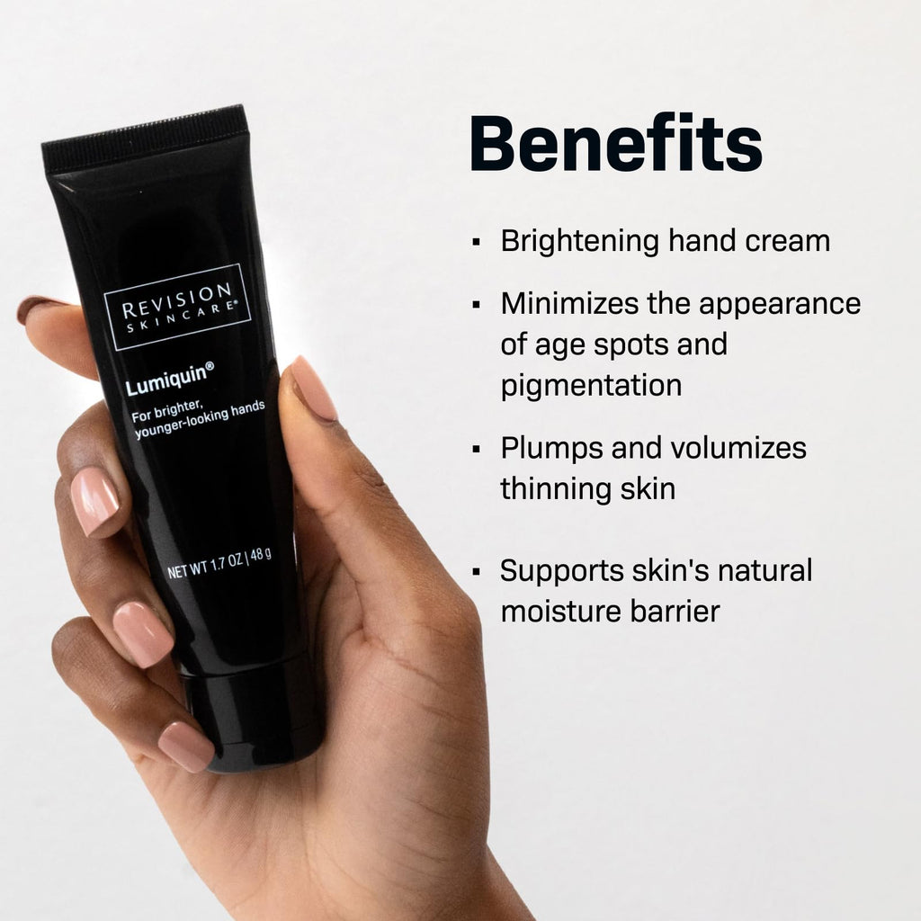 Revision Skincare Lumiquin Hand Cream with Vitamin C & Hyaluronic Acid