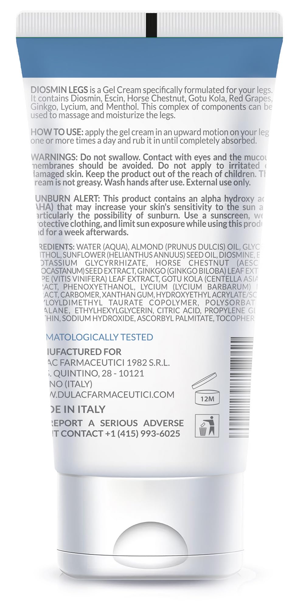 Dulac Diosmin Legs Cooling Gel-Cream for Daily Leg Care