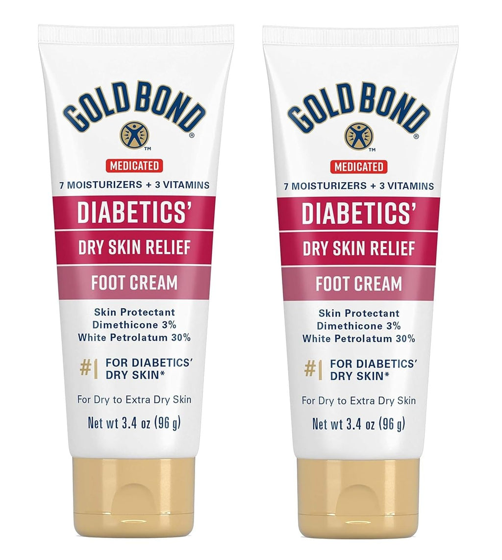 Gold Bond Ultimate Diabetics' Dry Skin Relief Foot Cream, 3.4 oz