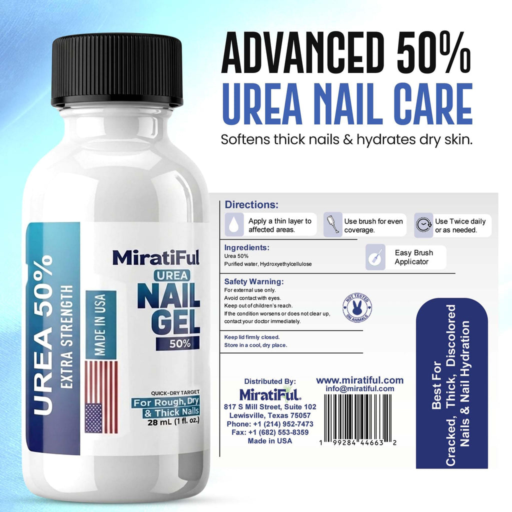 Urea Nail Care Gel for Thick Nails and Callused Skin