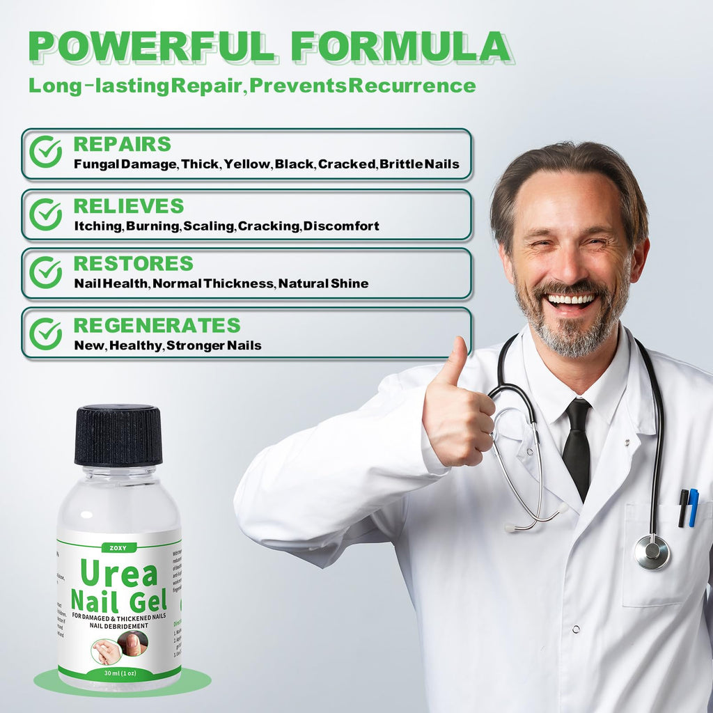 50% Urea Nail Gel for Thick Nails, Calluses and Rough Skin