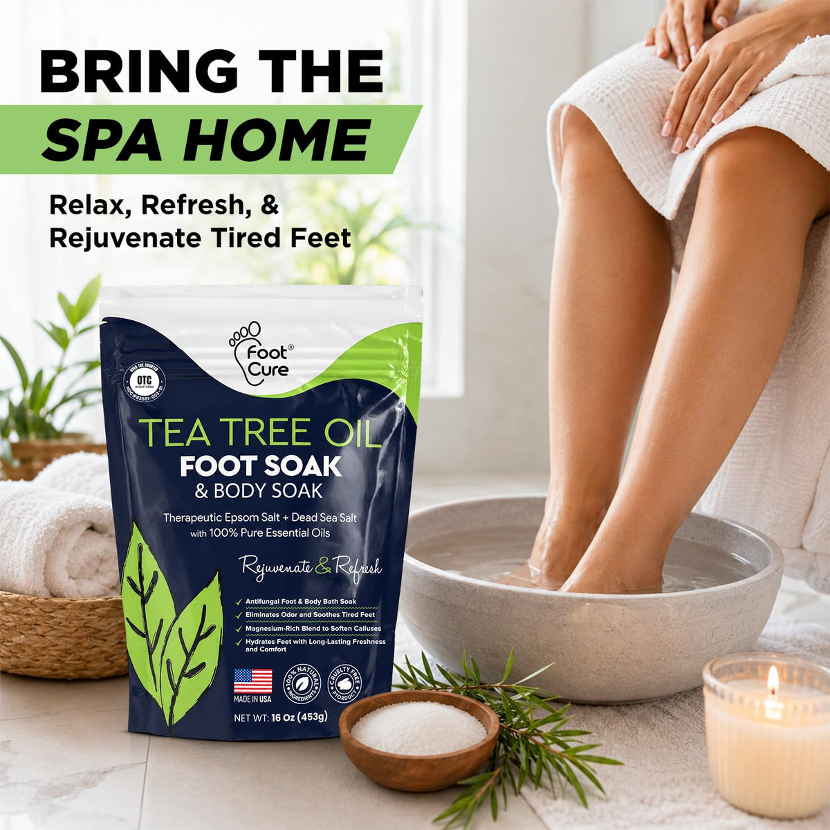 Epsom Salt Foot Soak for At-Home Relaxation