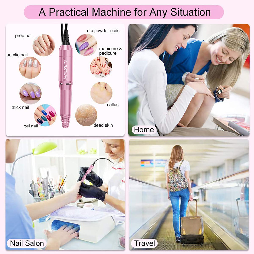 Electric Nail Drill Machine for Manicure and Pedicure