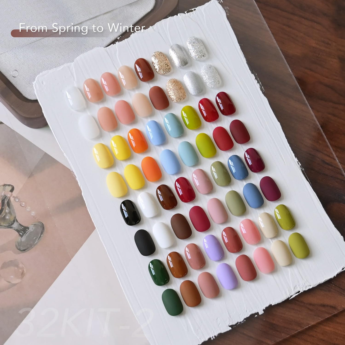 GAOY Gel Nail Polish Kit with UV LED Lamp