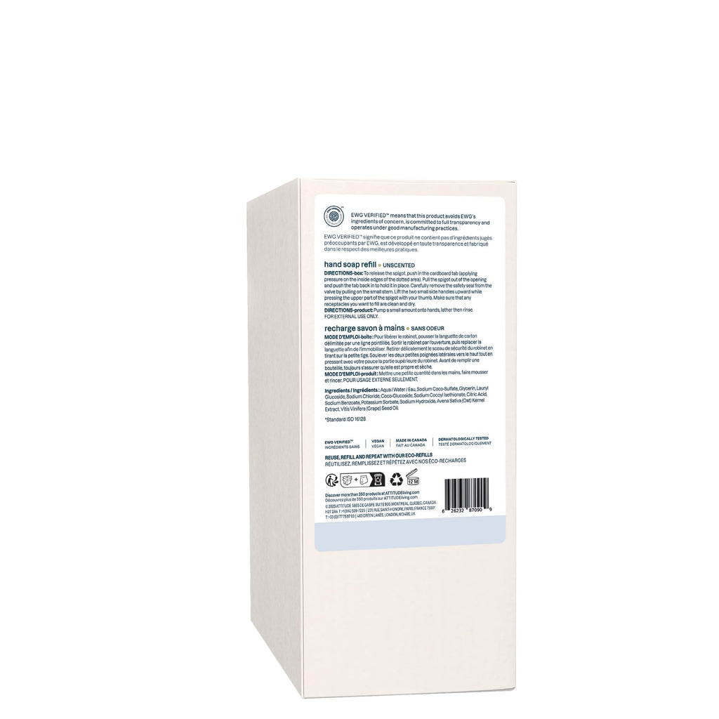 ATTITUDE Gentle Liquid Hand Soap Refill
