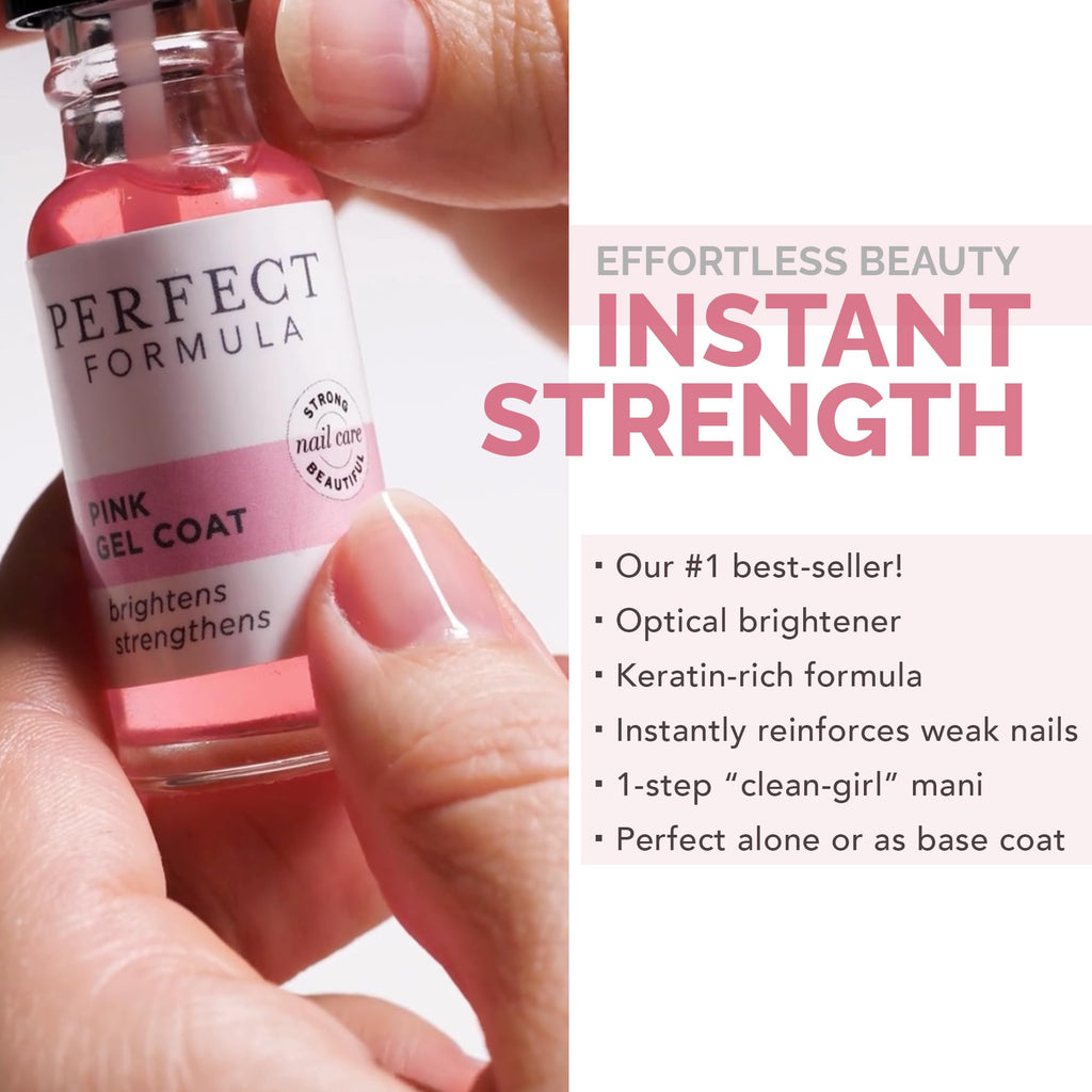 Perfect Formula Gel Coat Nail Strengthener & Keratin Treatment, 0.6 oz