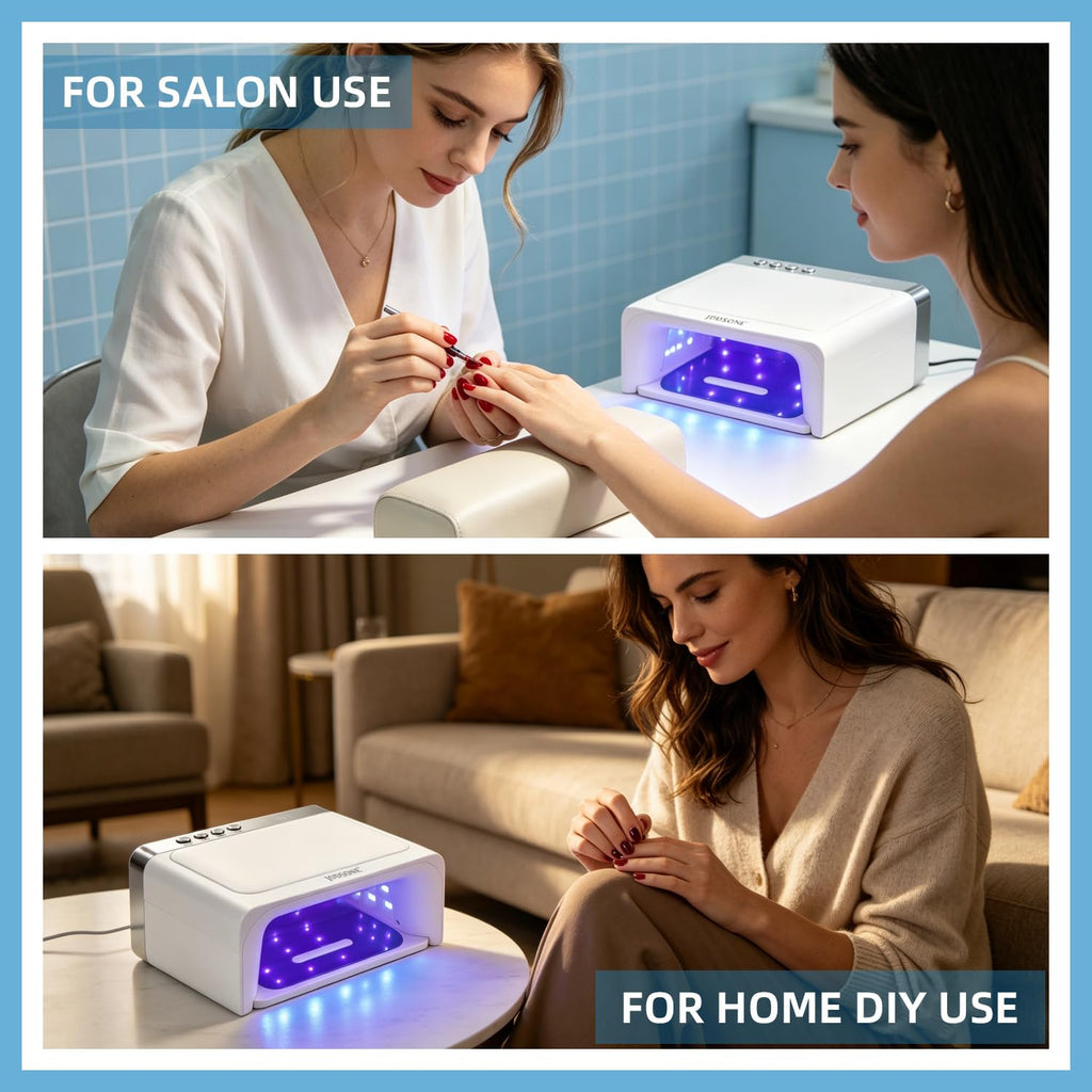 JODSONE UV LED Gel Nail Curing Lamp with Arm Rest
