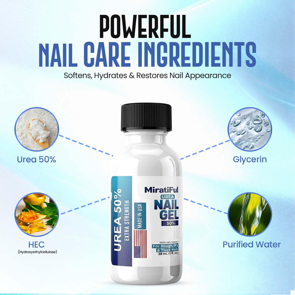 Urea Nail Care Gel for Thick Nails and Callused Skin