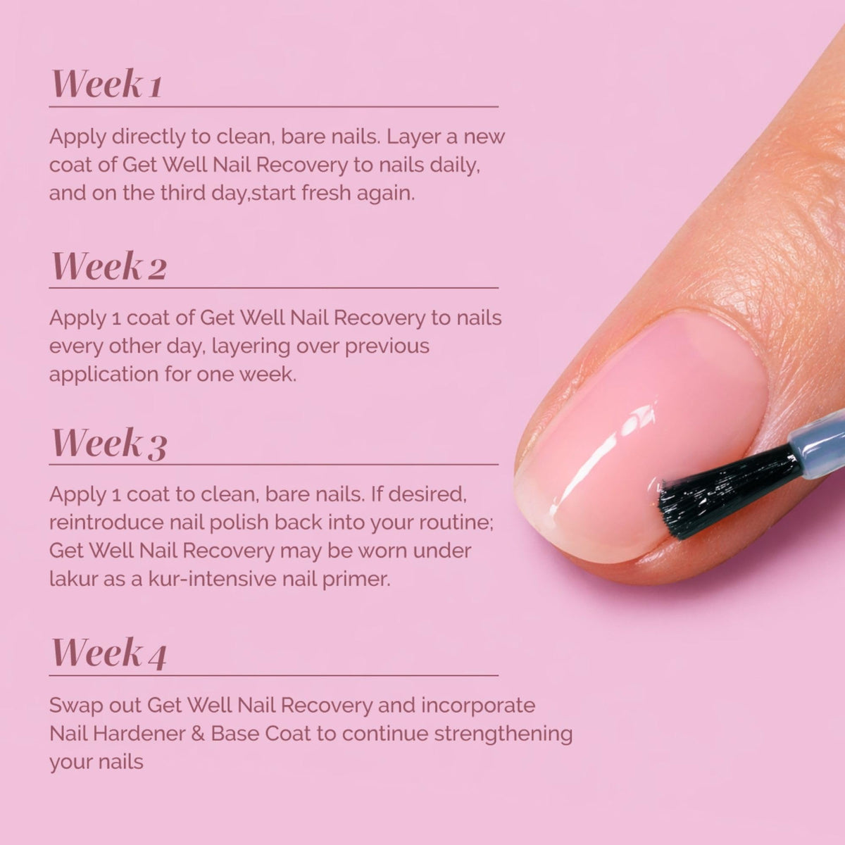 LONDONTOWN Get Well Nail Recovery Treatment for Weak, Damaged Nails