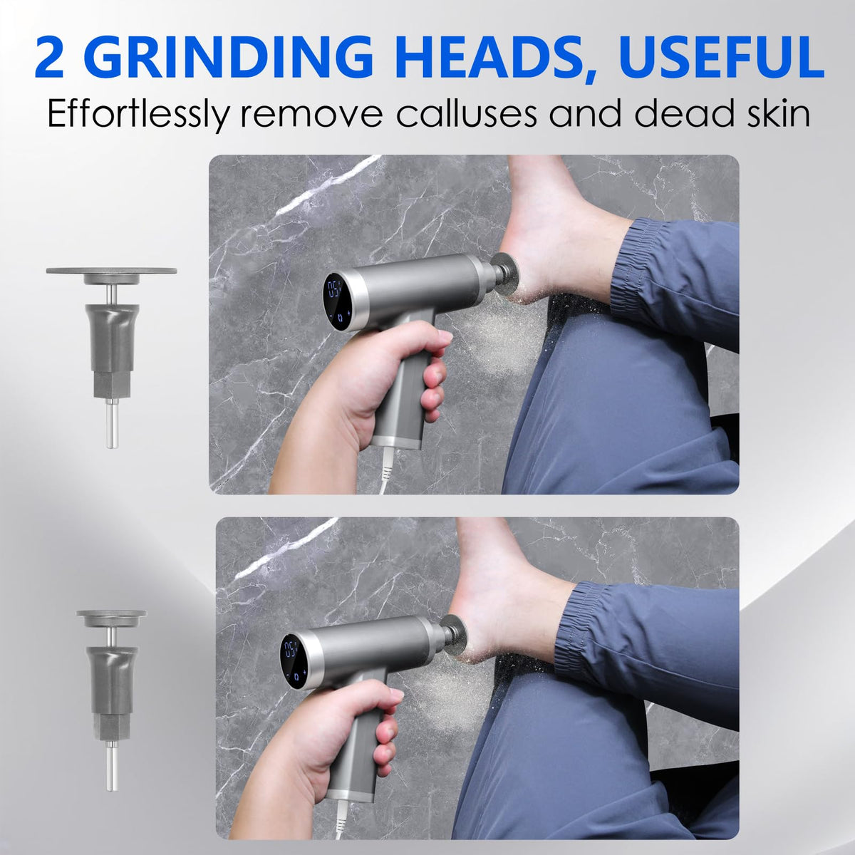 Upgraded Electric Callus Remover for Feet, 4500 RPM Foot Sander