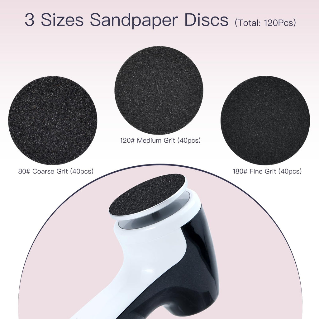 APRELM E7 Rechargeable Electric Foot Callus Remover, 3-Speed Foot File