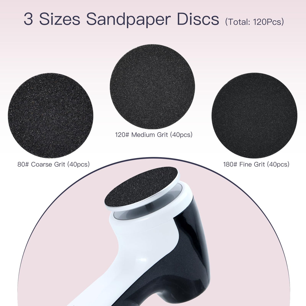 APRELM E7 Rechargeable Electric Foot Callus Remover, 3-Speed Foot File