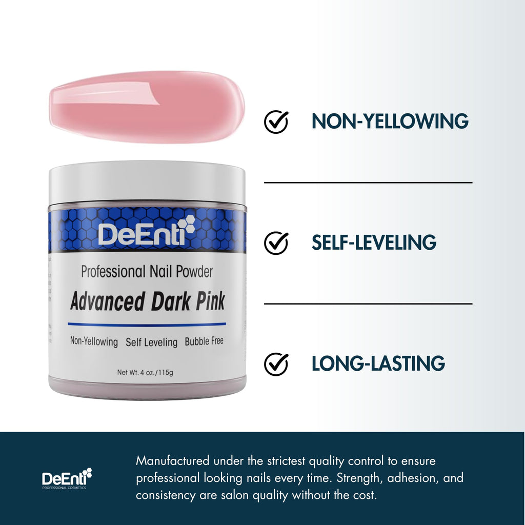 DeEnti Acrylic Nail Powder - Professional Nail Enhancement Powder
