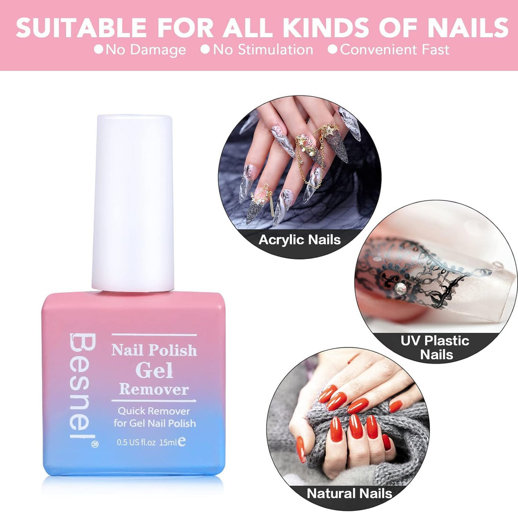 0.5 Fl Oz Gel Nail Polish Remover