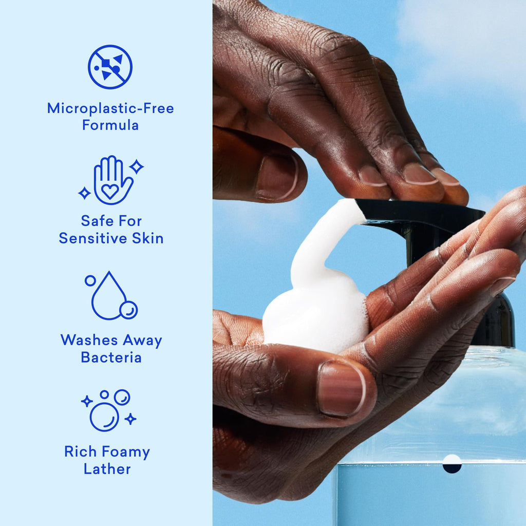 BLUELAND Foaming Hand Soap Set with Plastic-Free Refill Tablets