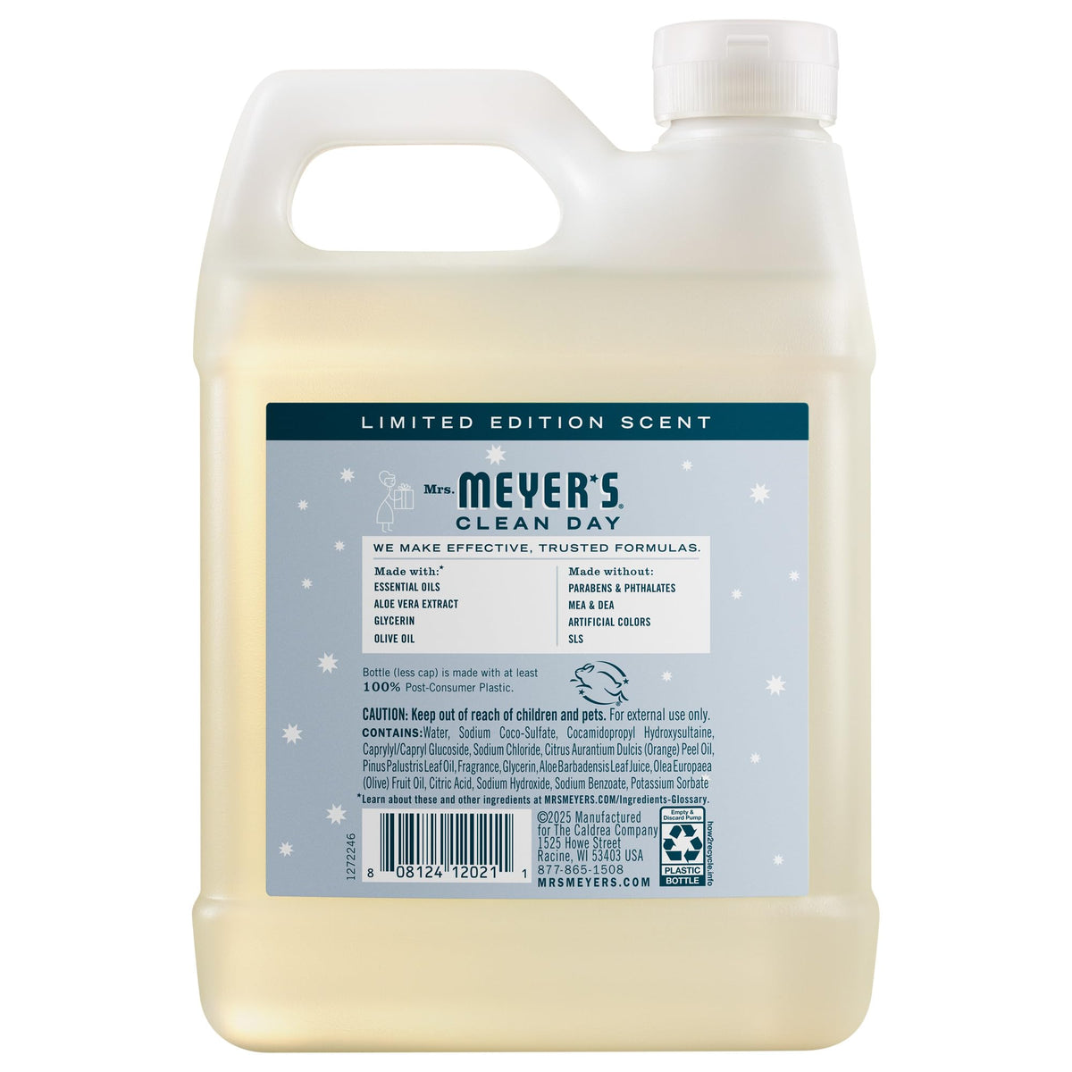 Mrs. Meyer's Clean Day Liquid Hand Soap Refill, 33 Fl Oz