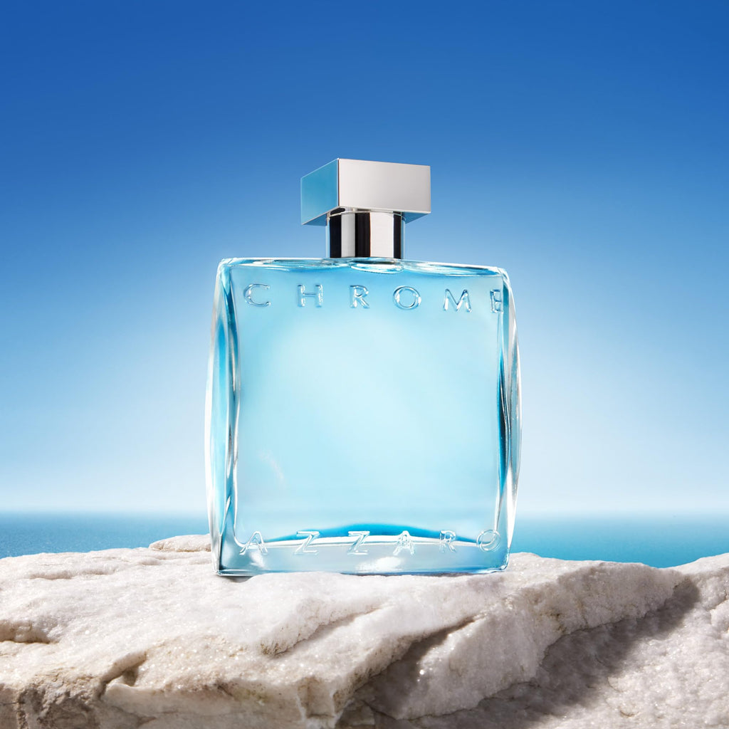 Azzaro Chrome Eau de Toilette Men's Citrus Aquatic Fragrance