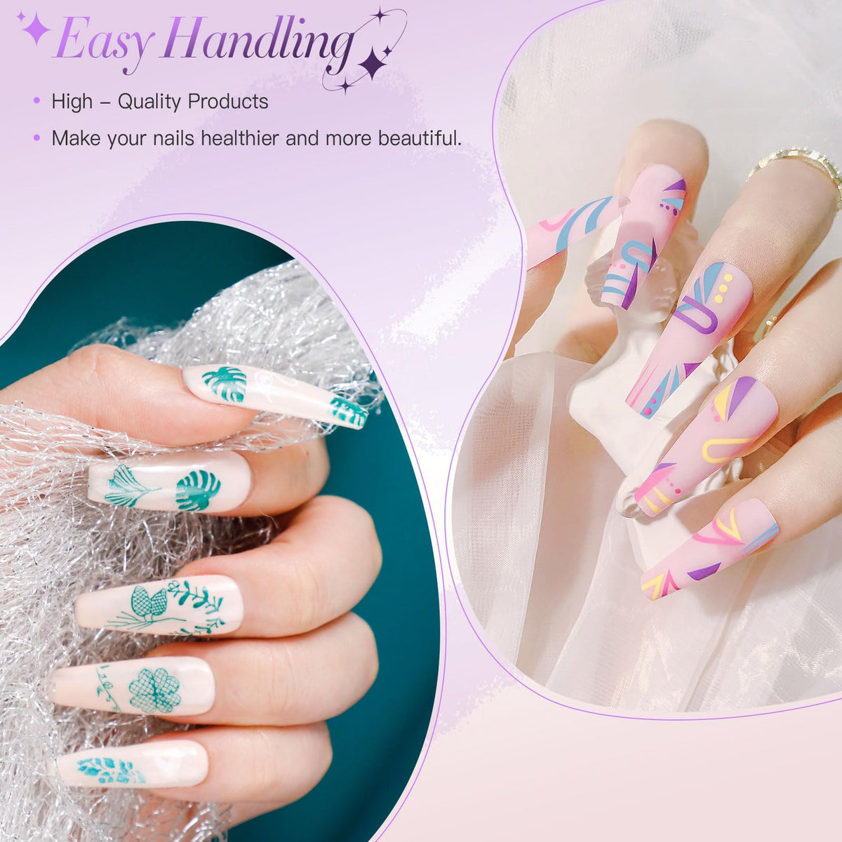 Biutee Nail Stamping Gel Polish Set