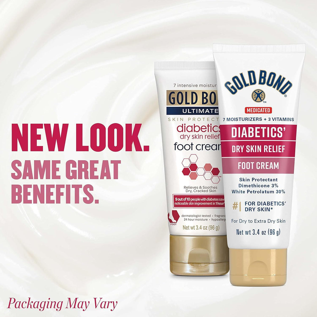 Gold Bond Ultimate Diabetics' Dry Skin Relief Foot Cream, 3.4 oz