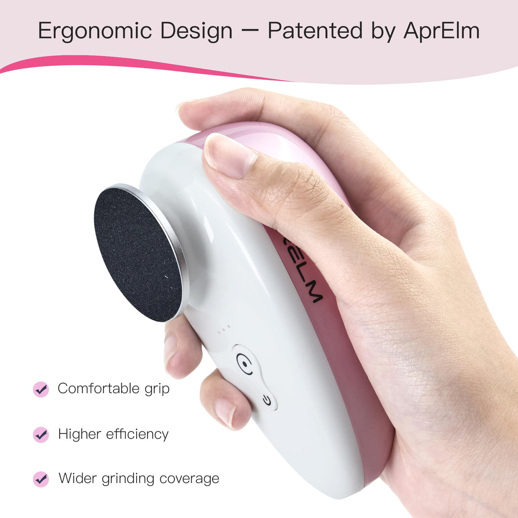 APRELM Rechargeable Electric Foot Callus Remover with Sandpaper Refills