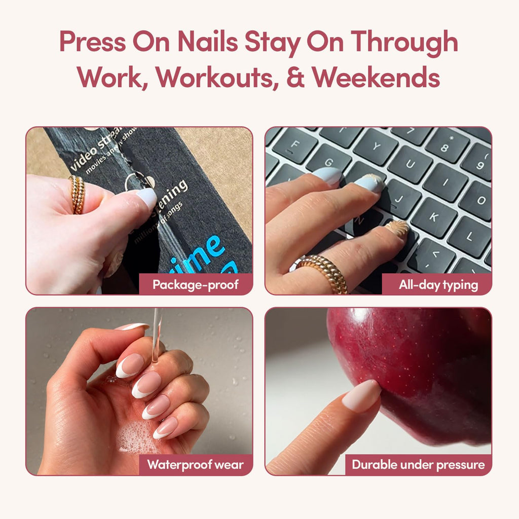 Glamnetic Press-On Nails Salon-Style Reusable Nail Kit