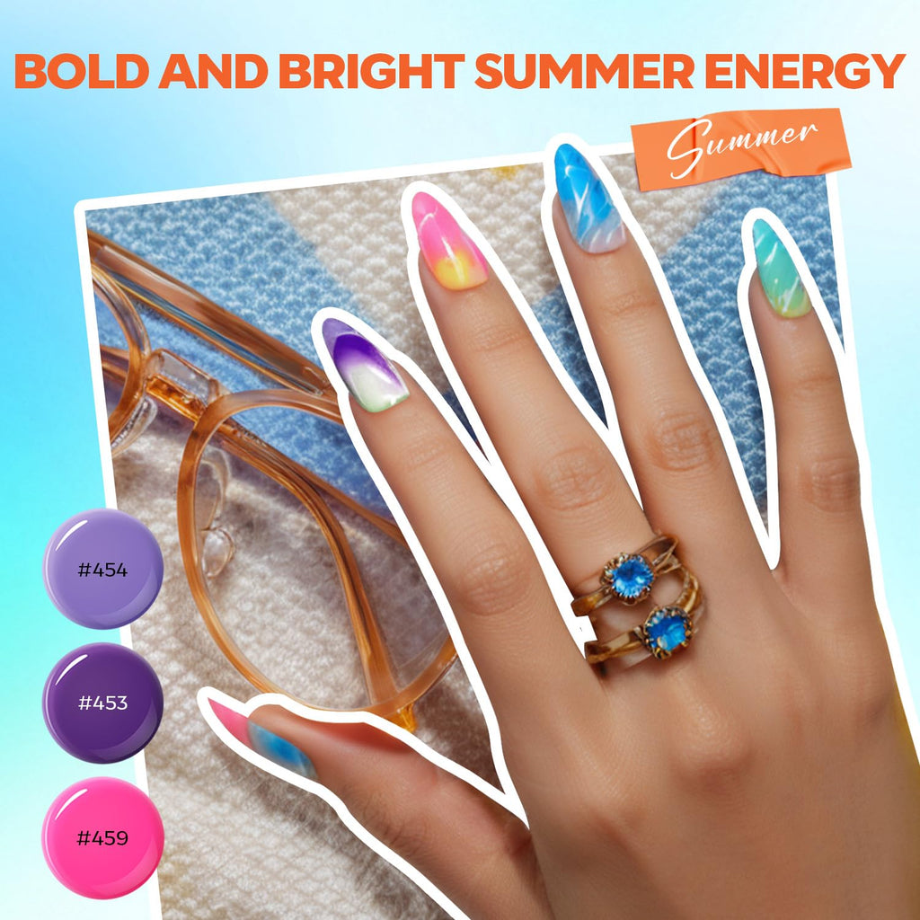 Modelones 133pcs Poly Nail Gel Kit with 32 Colors, Lamp and Nail Art Tools