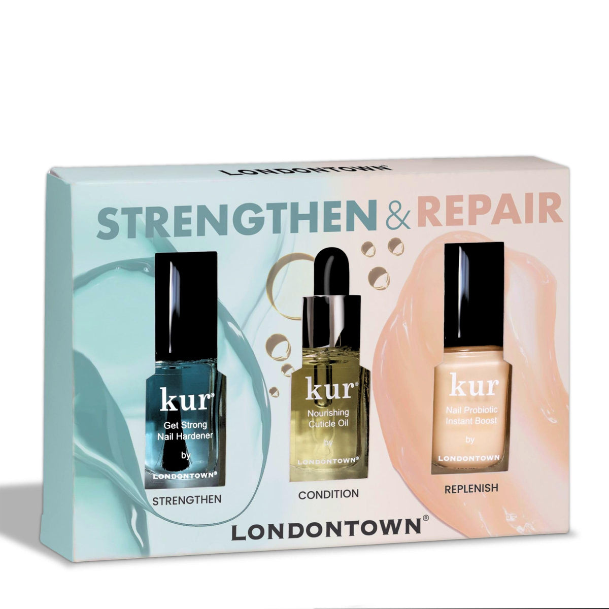 LONDONTOWN Strengthen & Repair Nail Care Trio