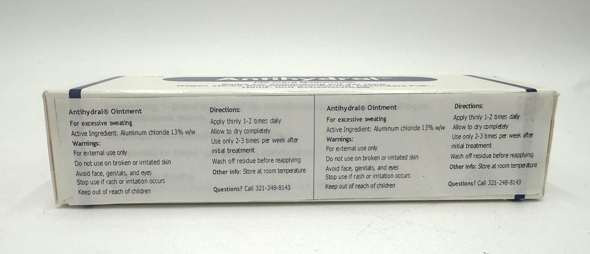 Antihydral Sweat-Inhibiting Cream 70 g for Hands, Feet and Armpits