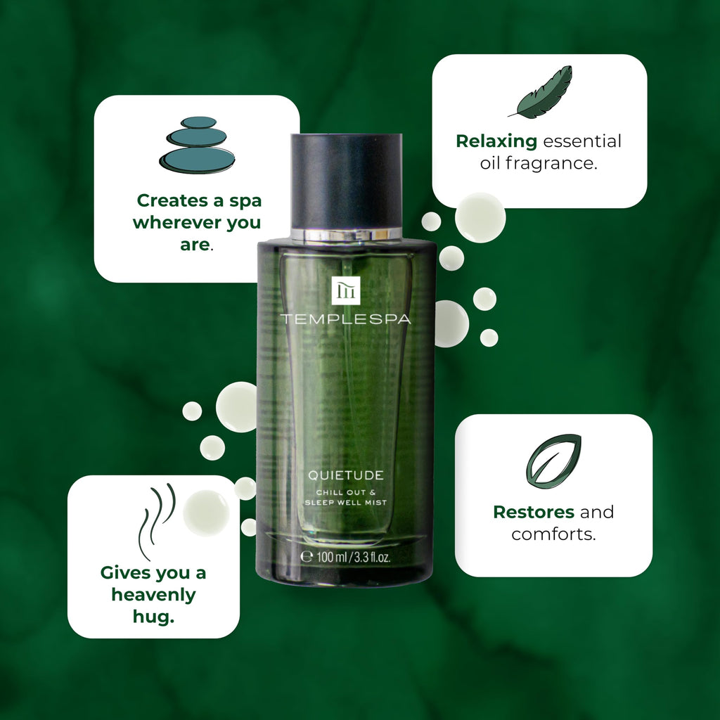 TEMPLESPA QUIETUDE Chill Out & Sleep Well Body and Room Mist