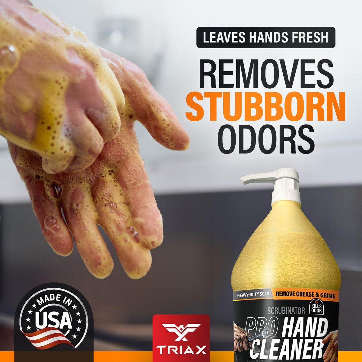 TRIAX Scrubinator Heavy-Duty Hand Scrub Cleaner