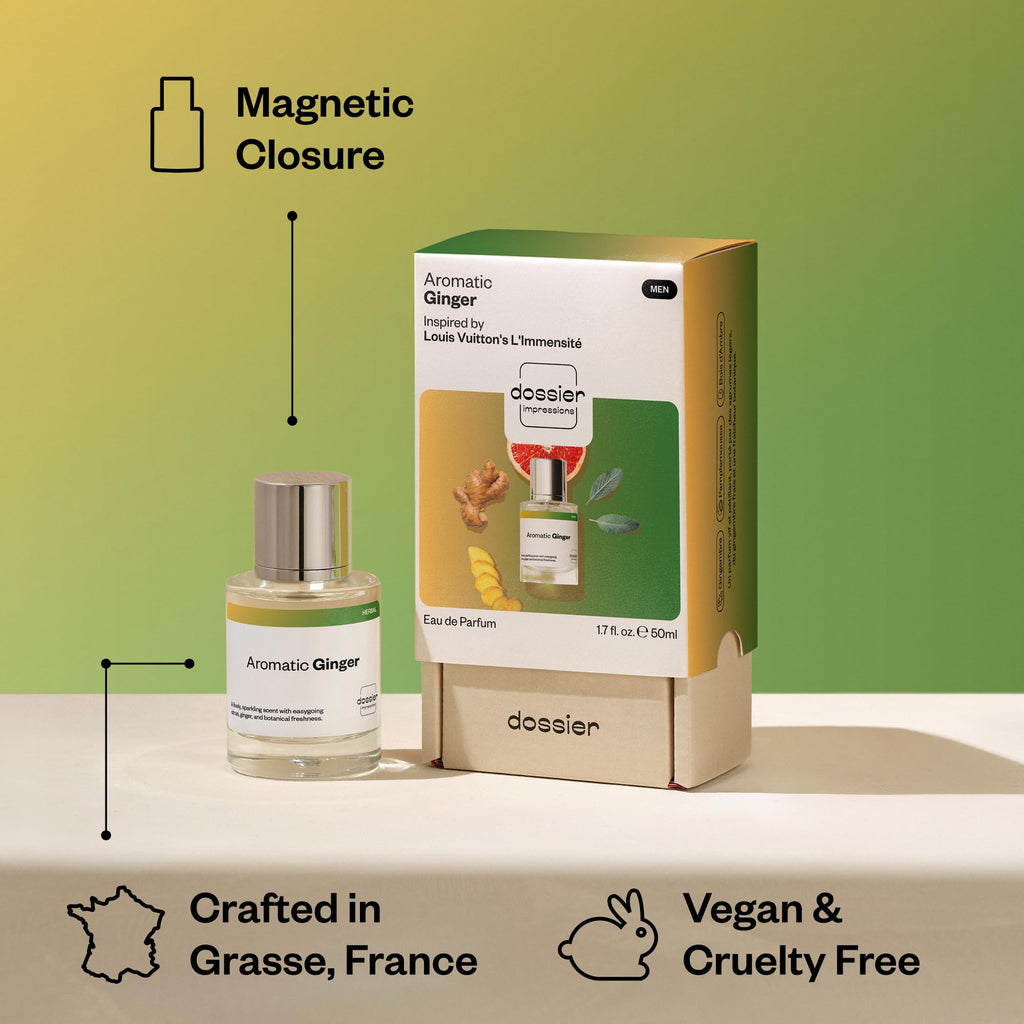 Dossier Aromatic Ginger Eau de Parfum Inspired by L'Immensité, 1.7 fl oz