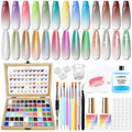 Sponge Pat Paint Gel Nail Polish for Ombre Nail Art