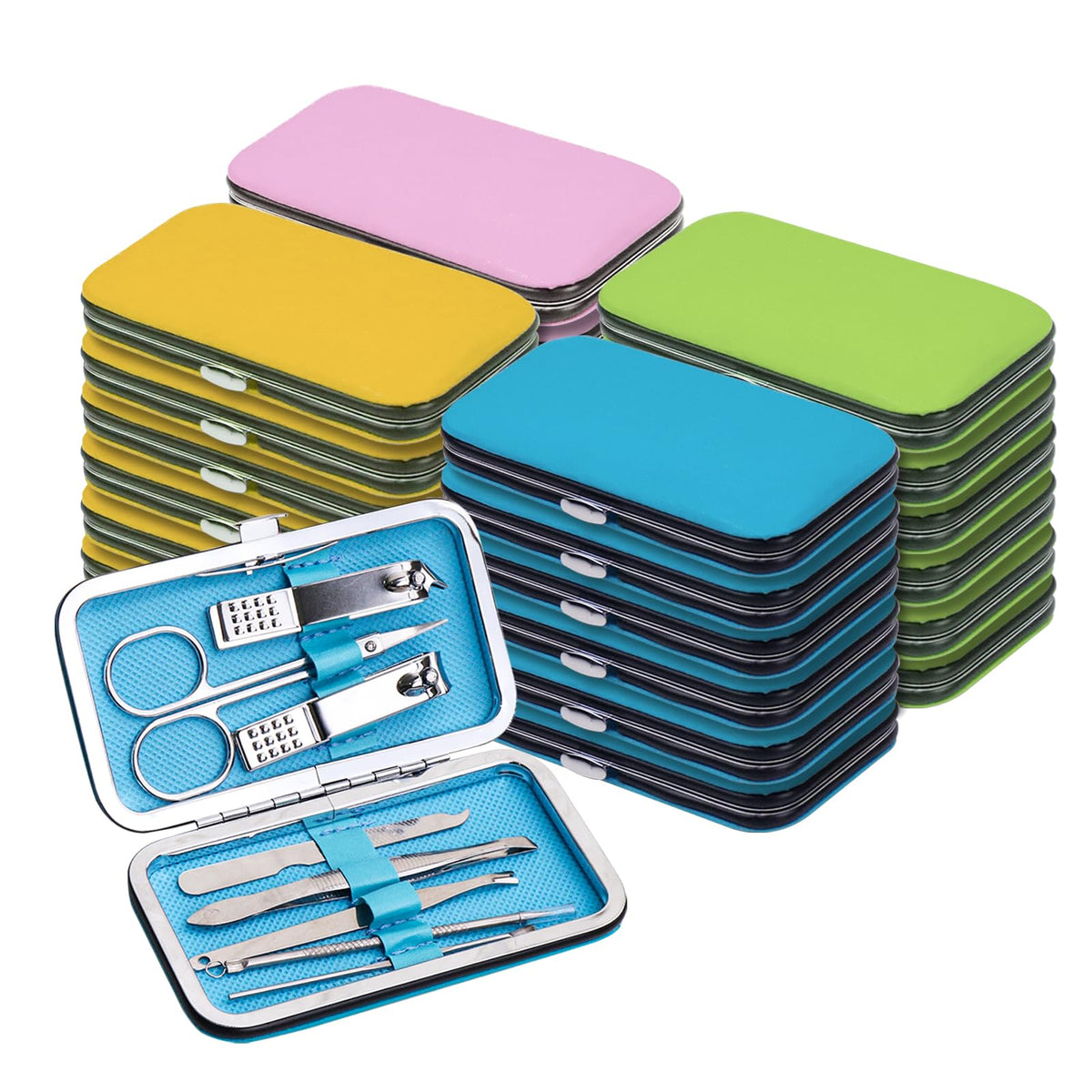 Stainless Steel Nail Grooming Set with Portable Storage Case