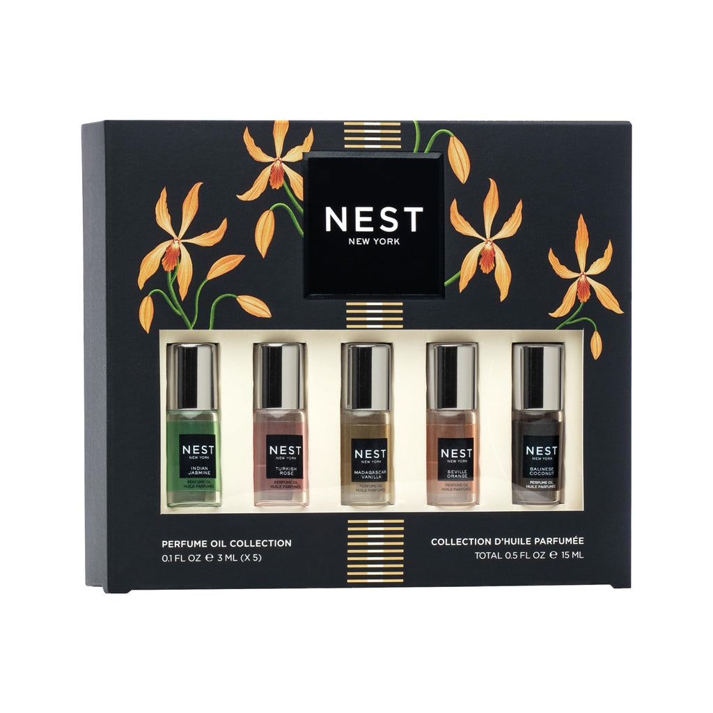 NEST New York Perfume Oil Discovery Set with 5 Rollerball Fragrances