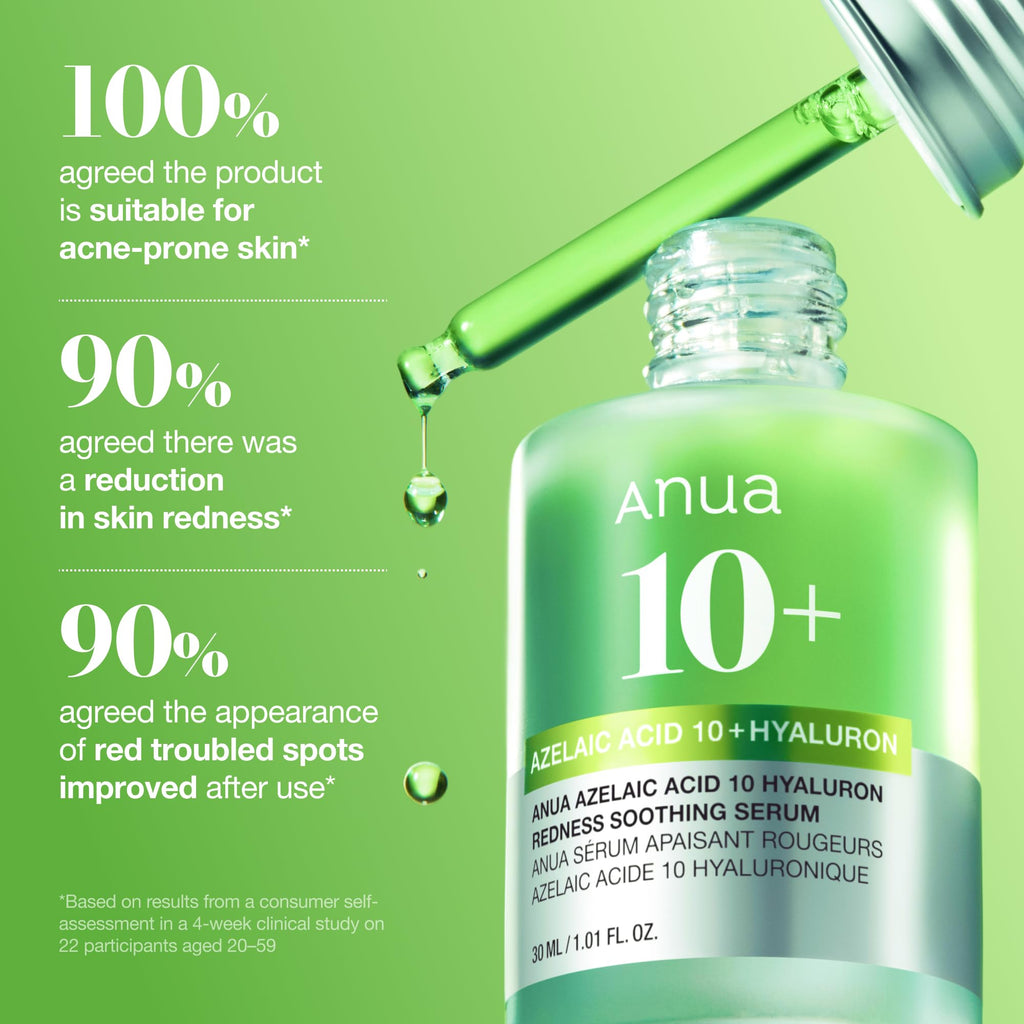 Anua Azelaic Acid 10 Hyaluron Redness Soothing Facial Serum