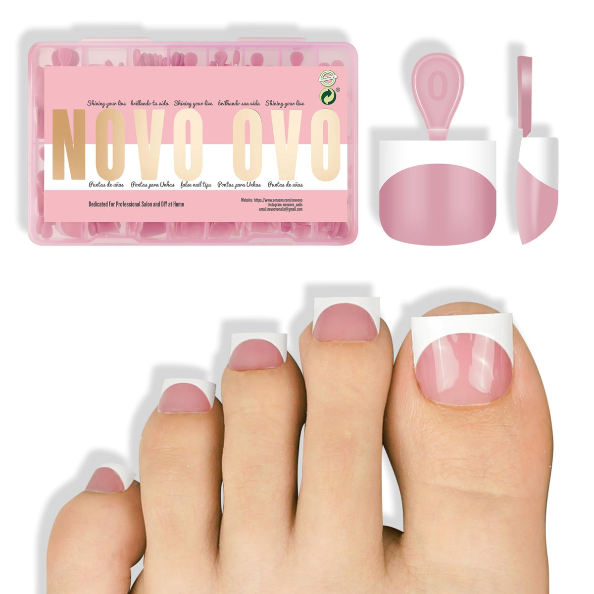NOVO OVO Toenail Tips for DIY Pedicures