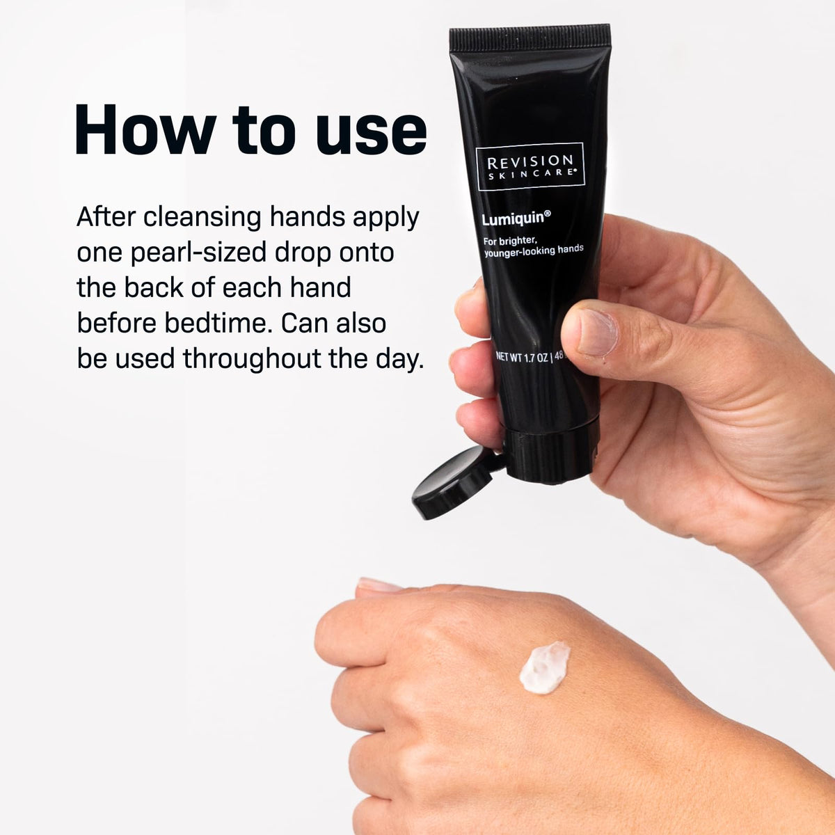 Revision Skincare Lumiquin Hand Cream with Vitamin C & Hyaluronic Acid