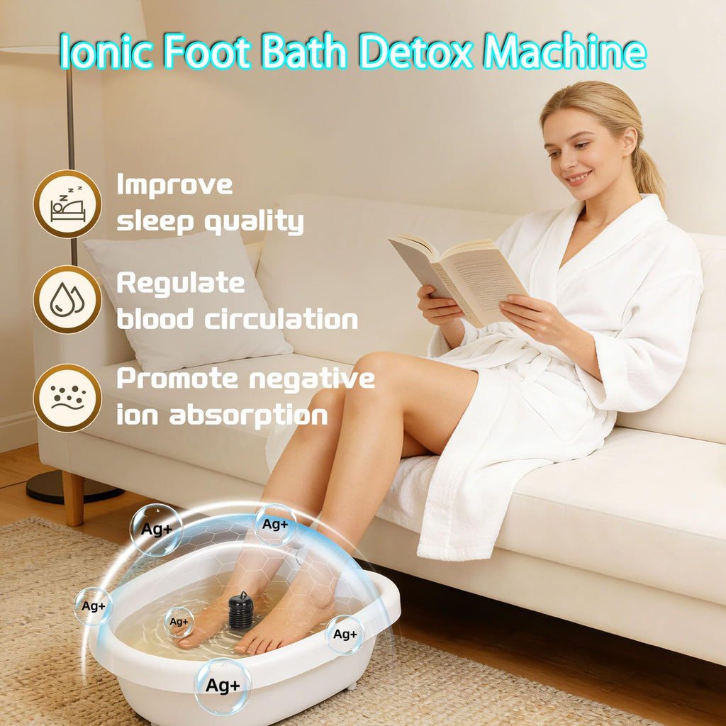 Ionic Foot Bath Detox Machine with Dual Ion Arrays