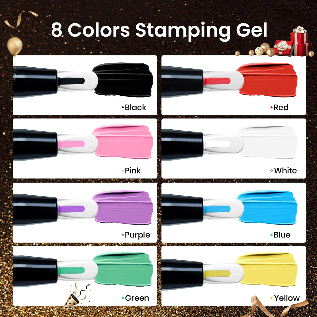 Beetles Nail Stamp Gel Polish for Nail Art