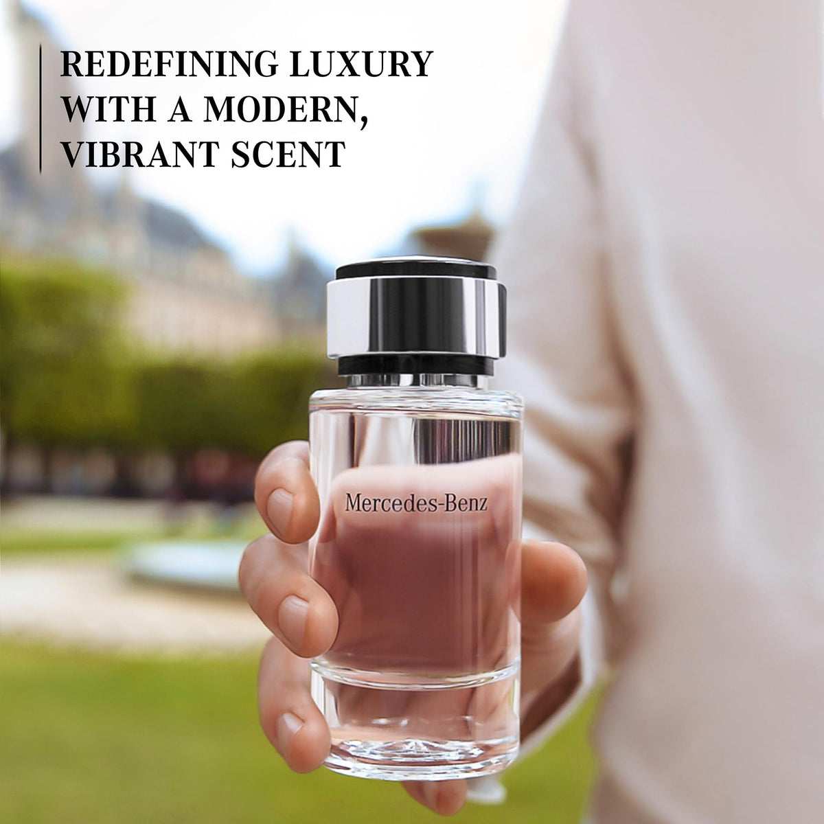 Mercedes-Benz Cologne for Men Eau de Toilette Spray, Woody Floral Fresh, 4 Fl Oz