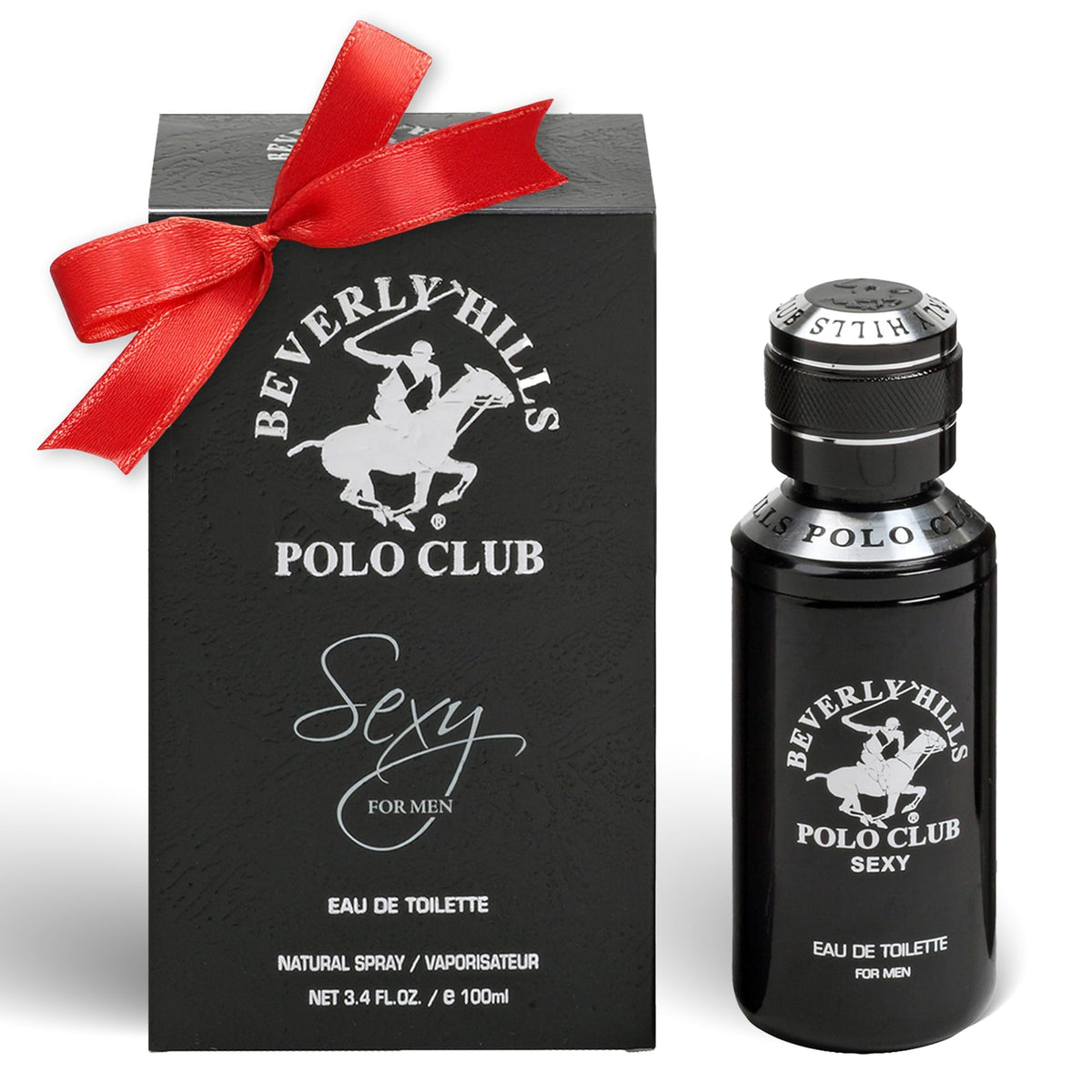 Beverly Hills Polo Club Sexy Men's Eau de Toilette Cologne, Oriental Woody, 100ml