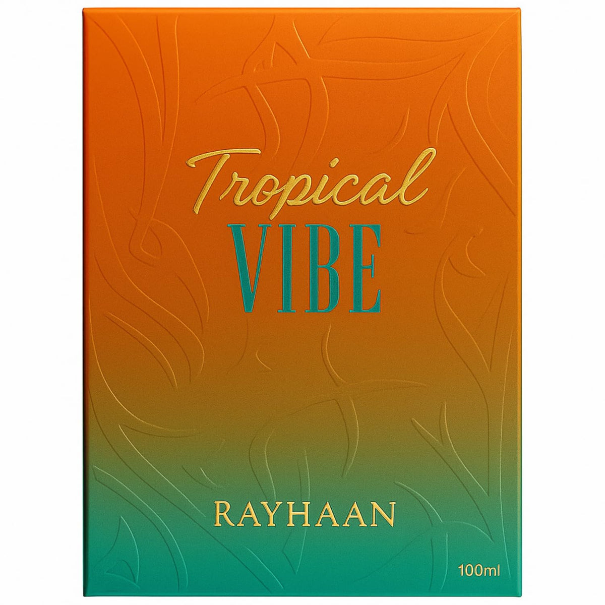 Rayhaan Tropical Vibe Eau de Parfum Spray, Fruity Floral Fresh Woody Fragrance, 100 ml