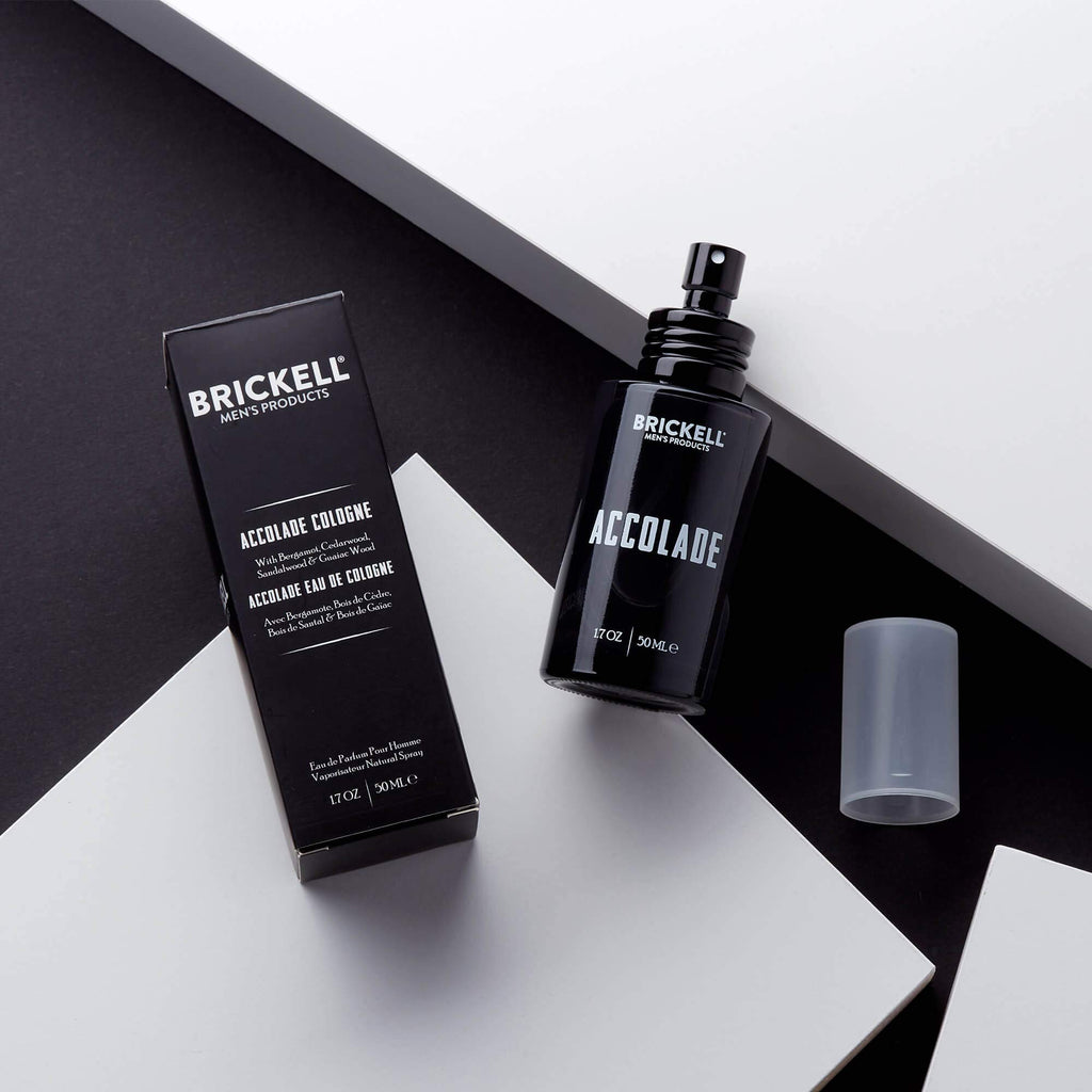 Brickell Men's Accolade Cologne with Bergamot, Cedarwood & Sandalwood, 1.7 oz
