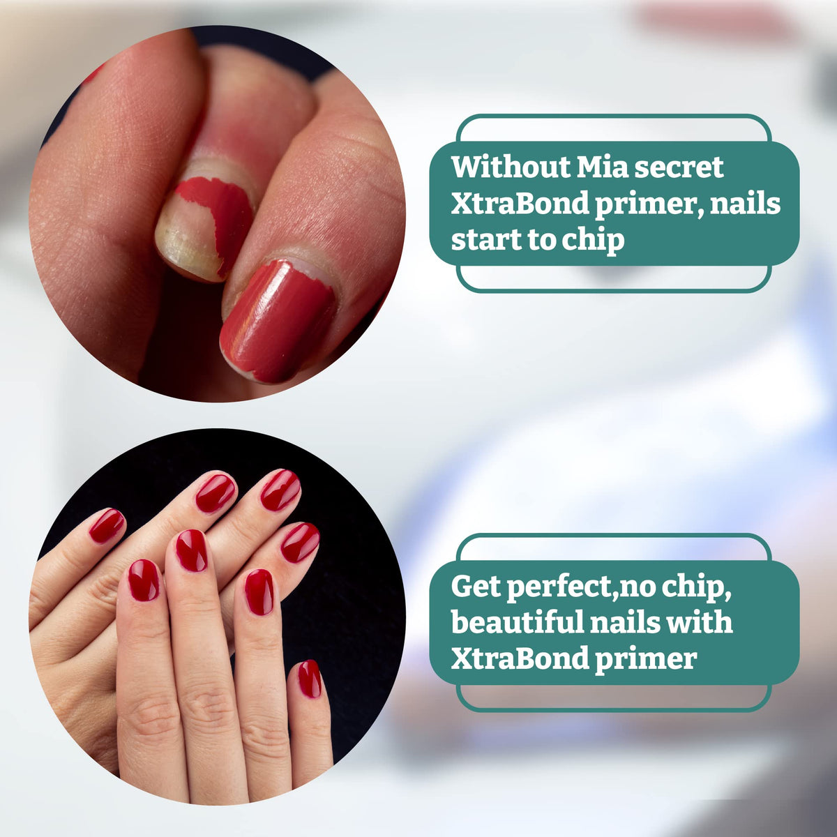 Mia Secret XTRABOND 3-Piece No-Burn Acid-Free Nail Primer Set
