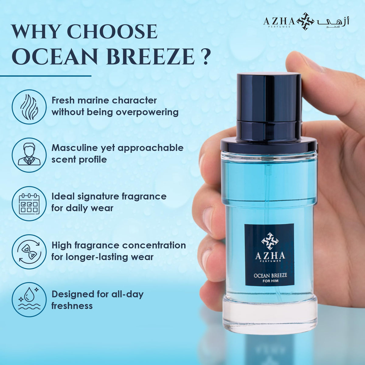 Azha Eau de Parfum Spray for Men
