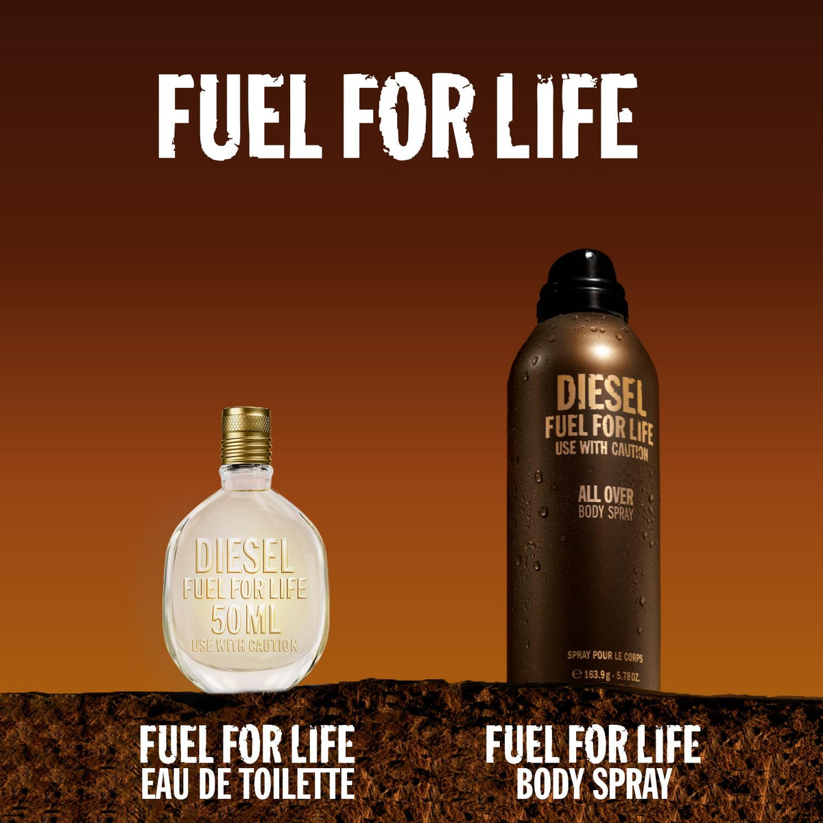 Diesel Fuel for Life Eau de Toilette for Men - Woody Ambery Fragrance