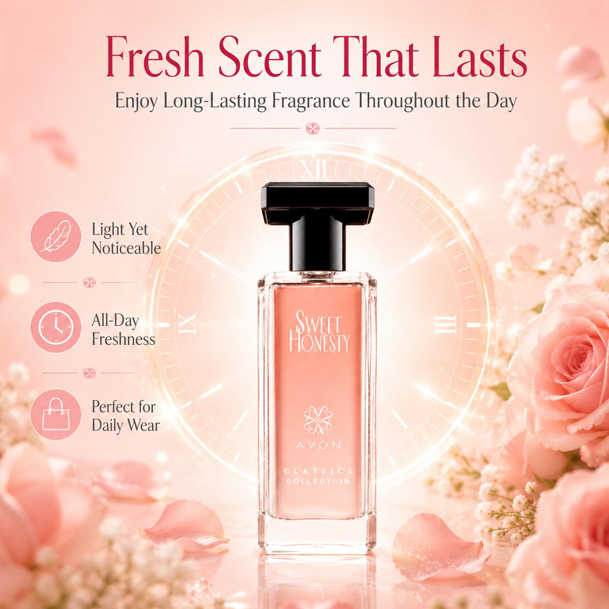 AVON Sweet Honesty Women's Eau de Cologne Spray, 1.7 Fl Oz