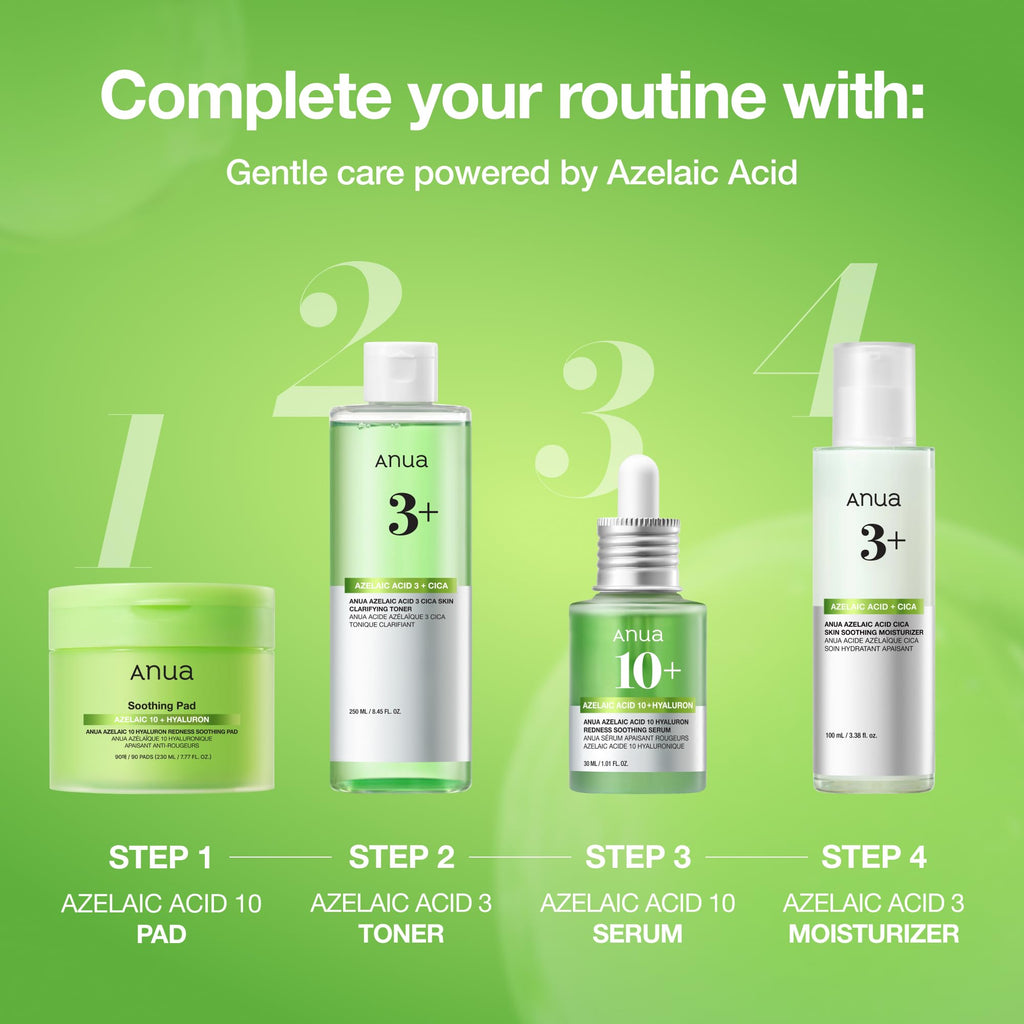 Anua Azelaic Acid 10 Hyaluron Redness Soothing Facial Serum