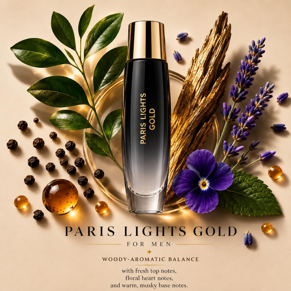 Midnight Aura Collection Men's Cologne Gift Set