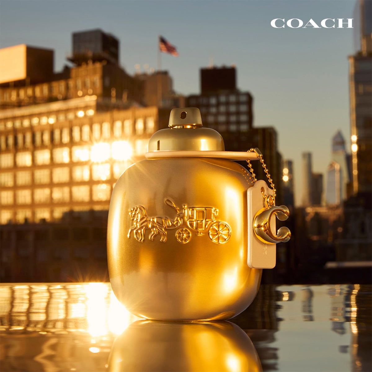 COACH Gold Parfum Women's Perfume - Ambery Floral Fragrance